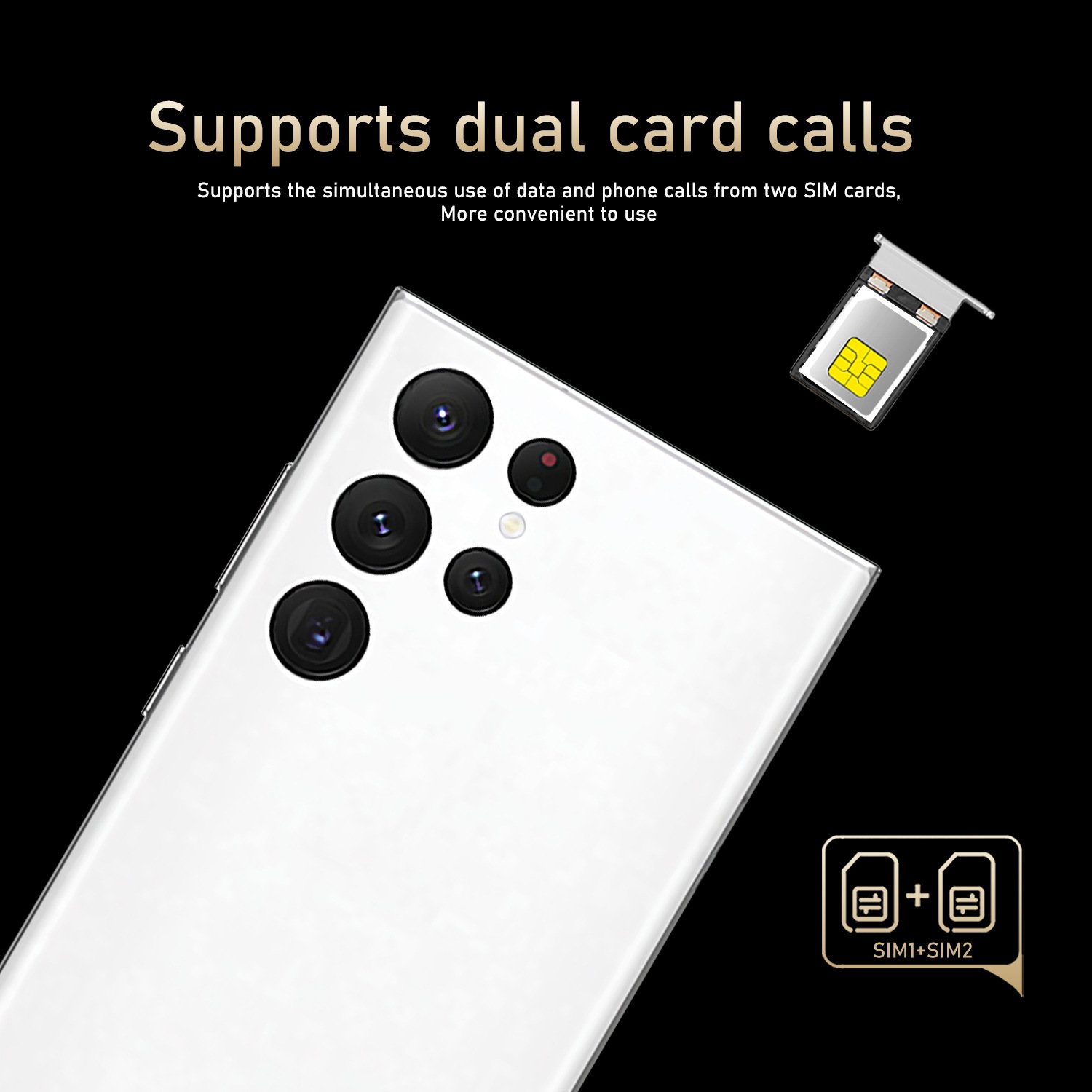 Smartphone S23 Ultra Real 4G Real Perforated 7.3 Large Screen 13 Million Pixels 3+64 Real Octa-core